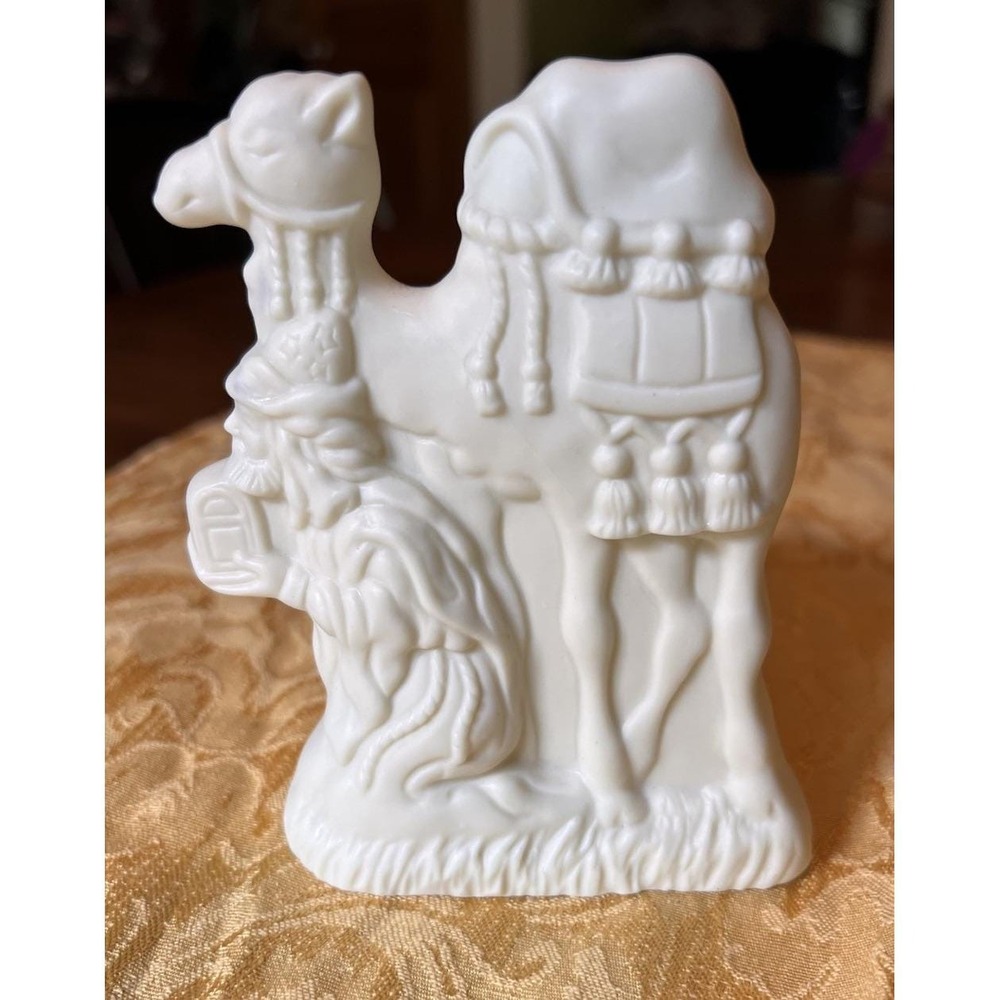 Vintage 1998 PartyLite O Holy Night Wiseman Camel Votive Tealight Candle Holder
